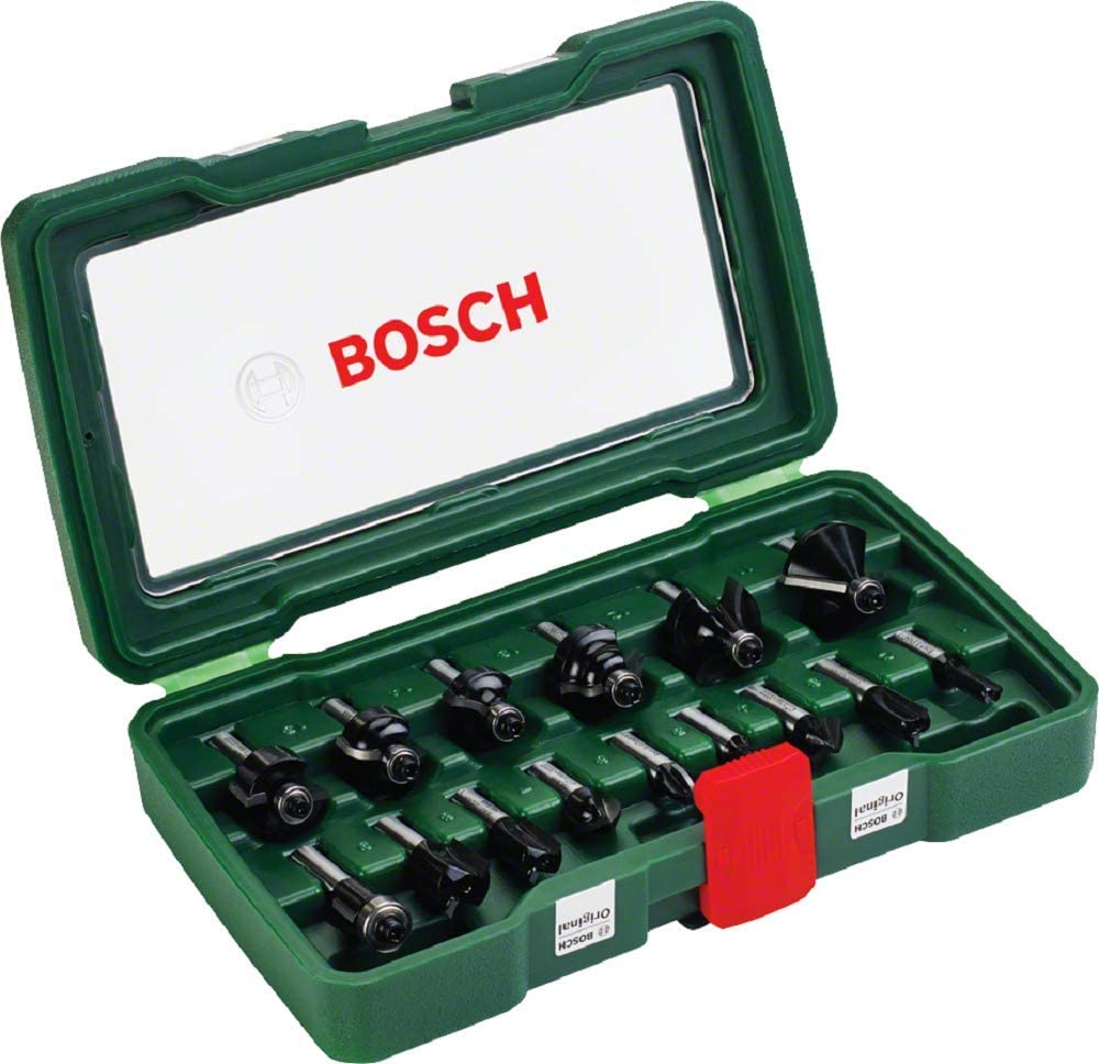 Wolfram-Carbide-Fräser-Set, 15-teilig