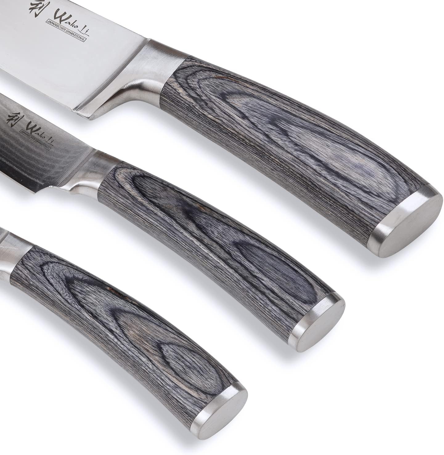 Damastmesser-Set, 3er Set EDIS Serie