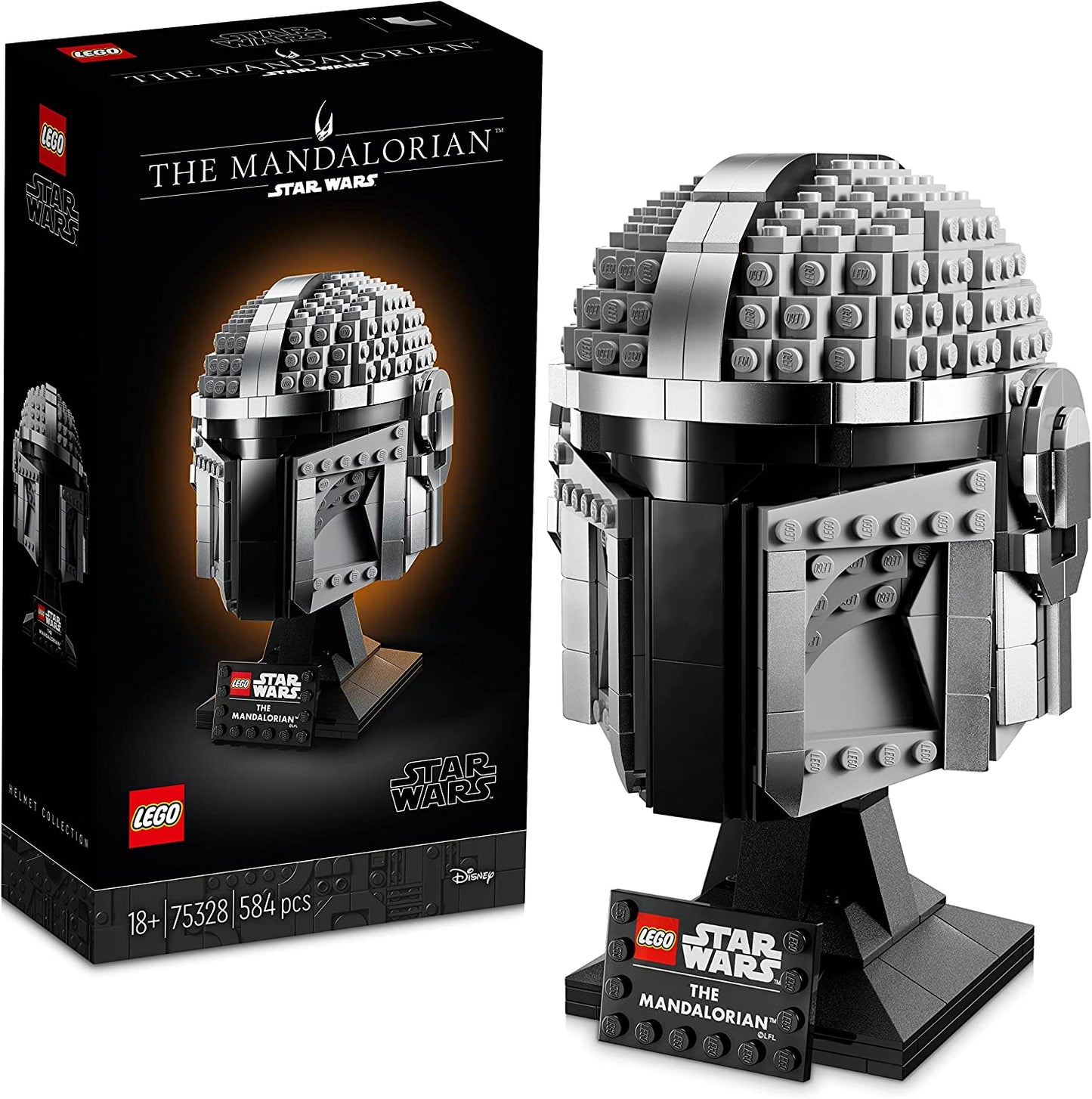 75328 Star Wars Mandalorianer Helm, Konstruktionsspielzeug