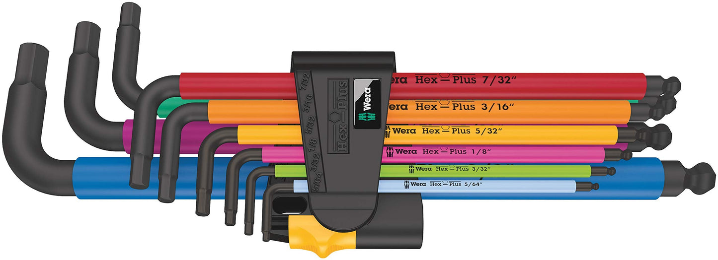 950/9 Hex-Plus Multicolour Imperial 2 Winkelschlüssel-Satz, Schraubendreher