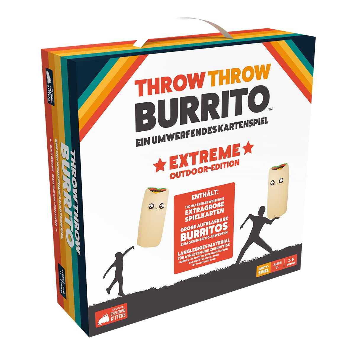 Throw Throw Burrito: Extreme Outdoor-Edition, Partyspiel