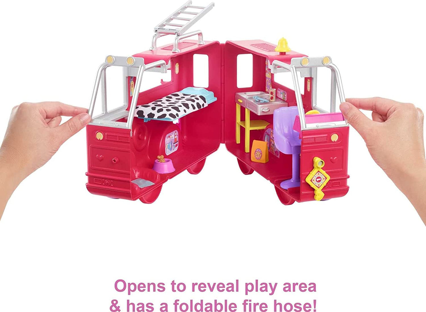 Barbie Chelsea Feuerwehrauto mit Chelsea Puppe