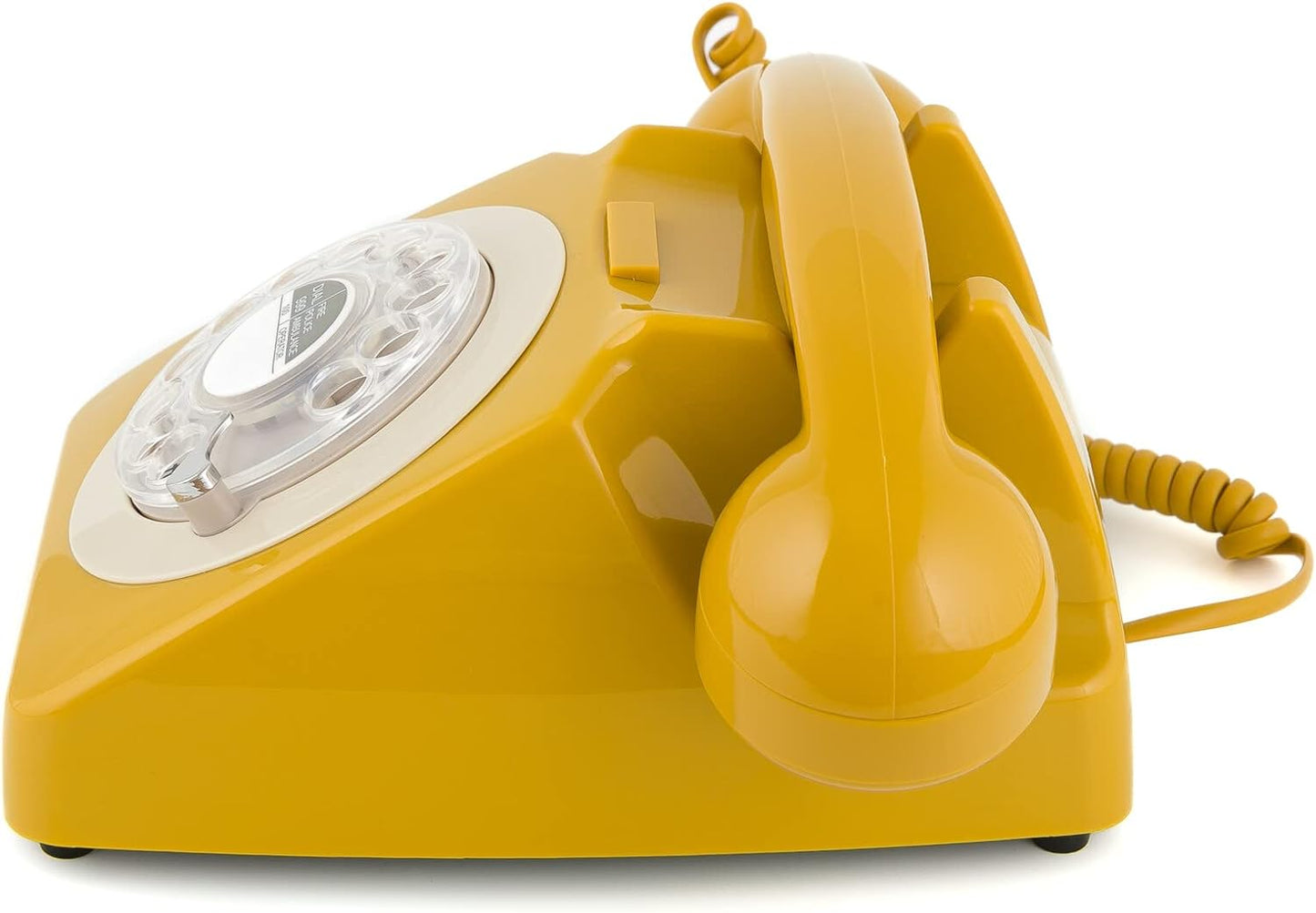 Retro-Telefon 746ROTARY, Gelb- Senf