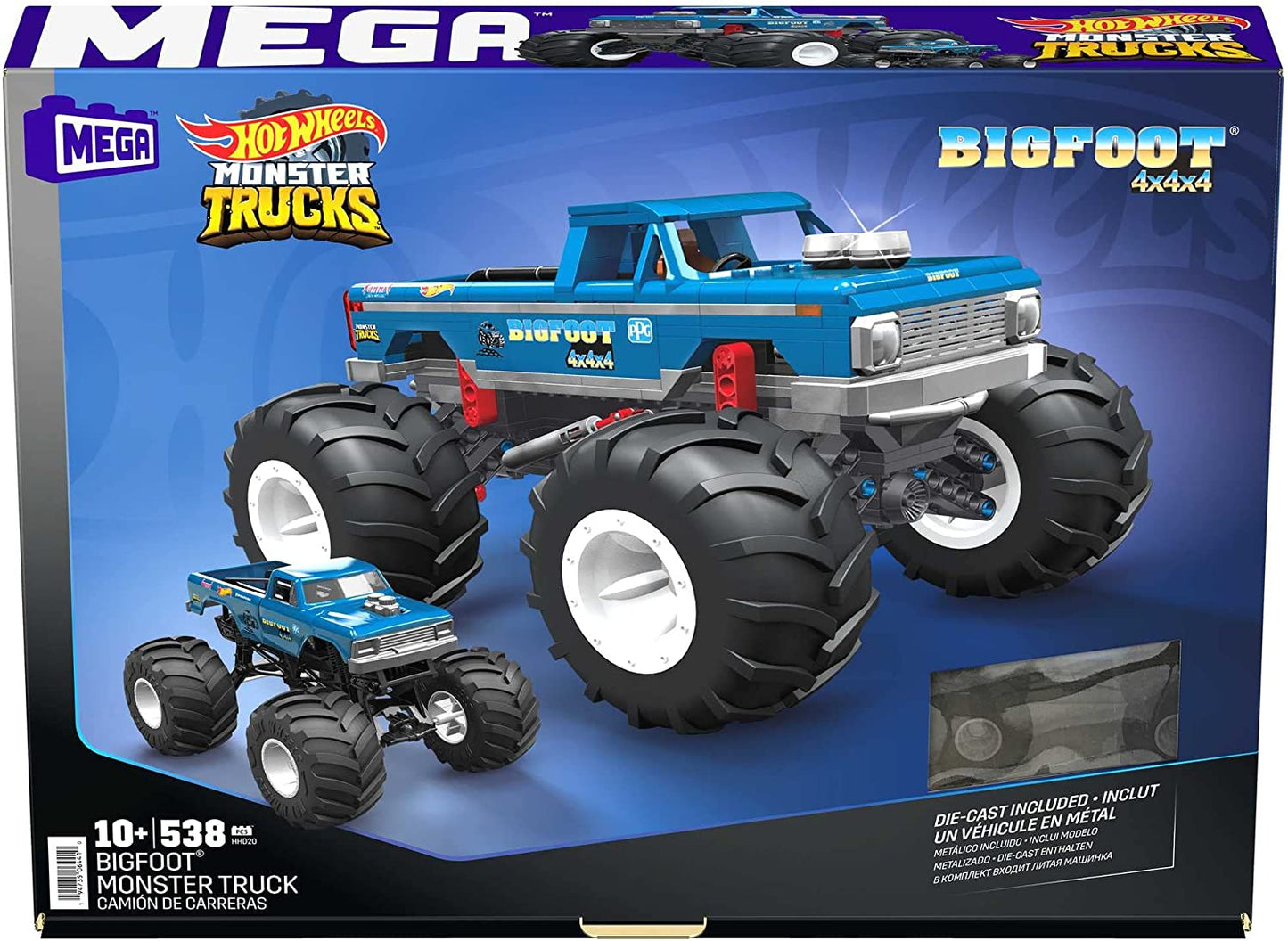 Hot Wheels Collector Bigfoot Monster Truck Auto, Konstruktionsspielzeug