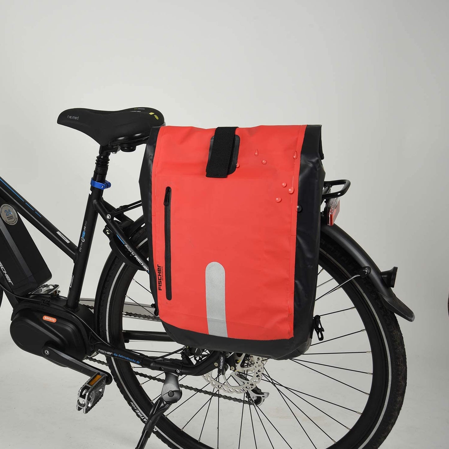Gepäckträgertasche wasserdicht, Fahrradkorb/-tasche, Einheitsgrösse Schwarz