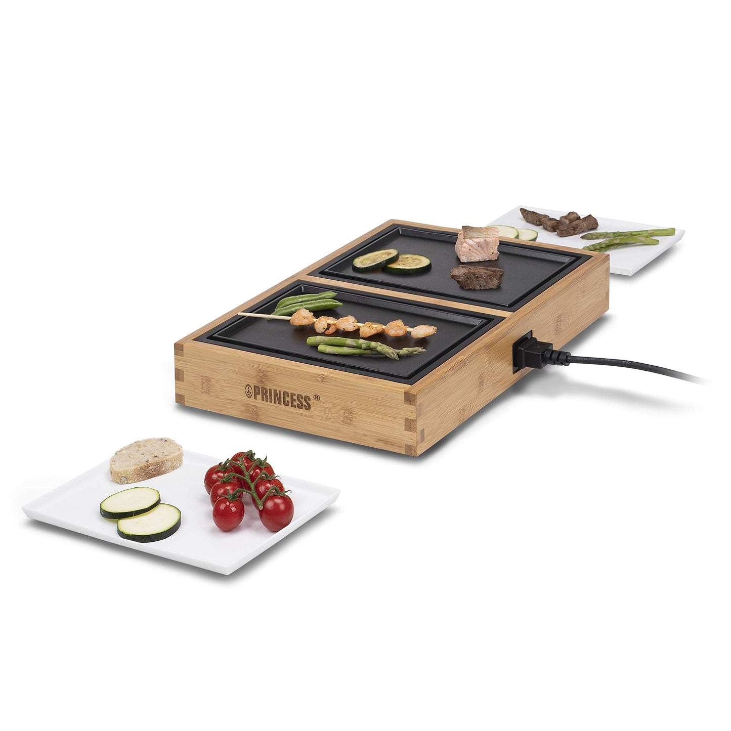 Tischgrill, Für bis zu 2 Personen
