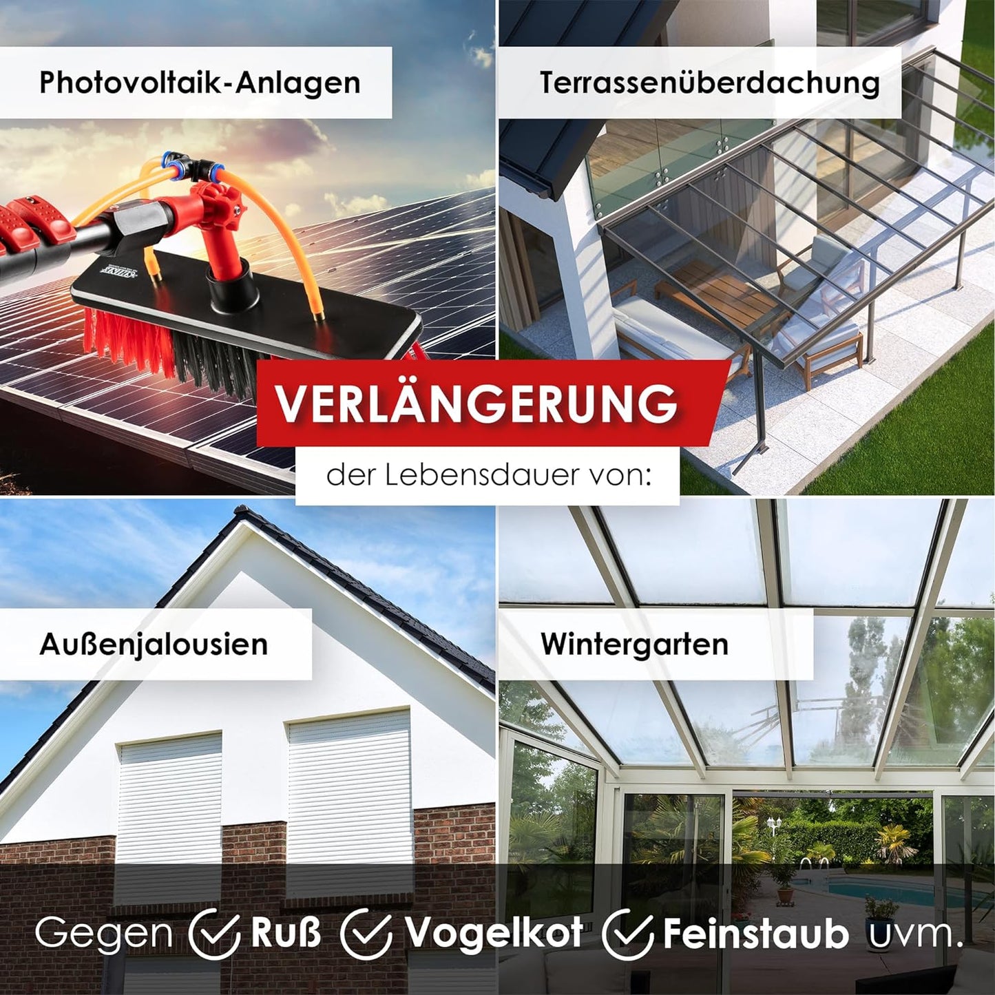 Teleskopbürste, 7 Meter
