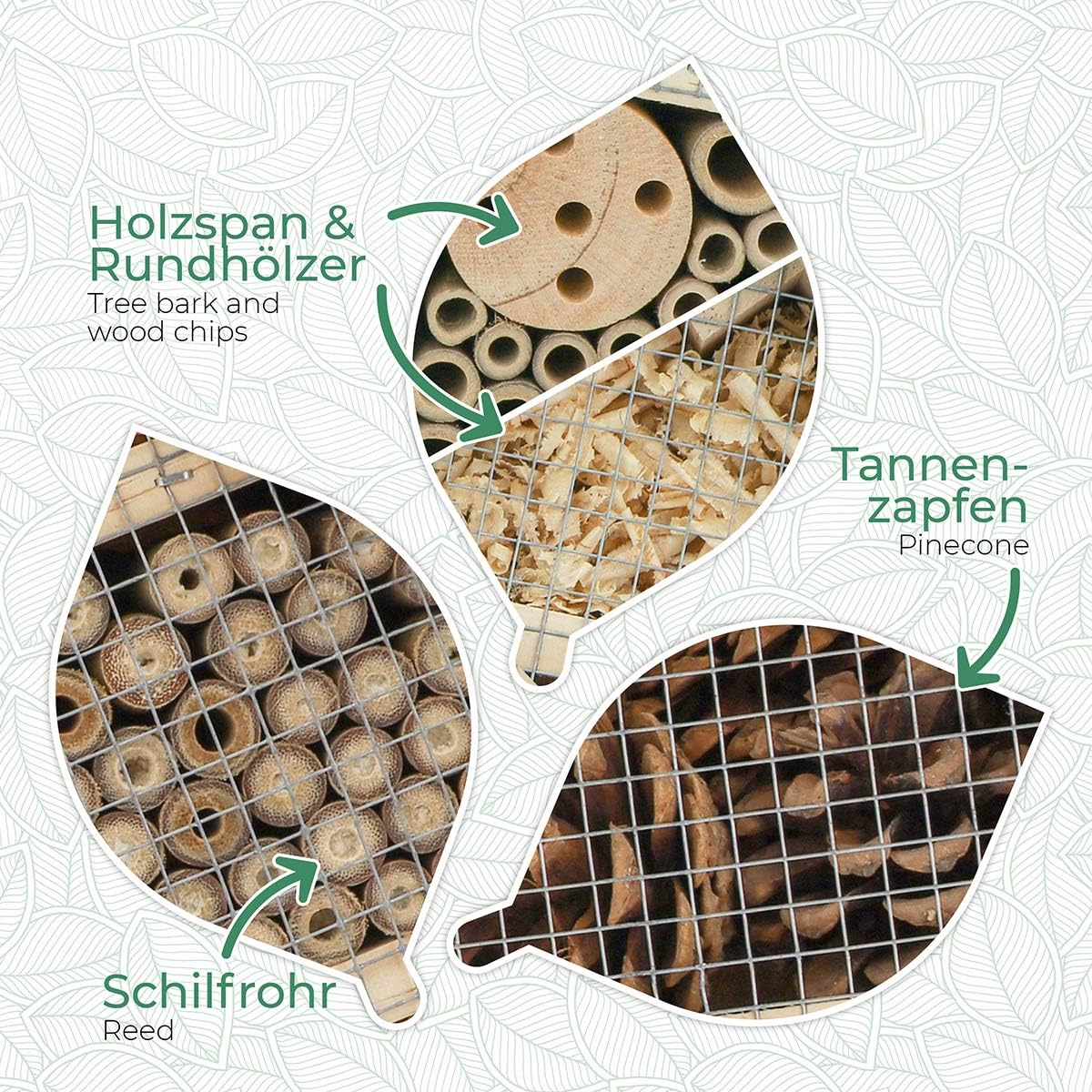 Insektenhaus GOER-000247-CA, Metalldach