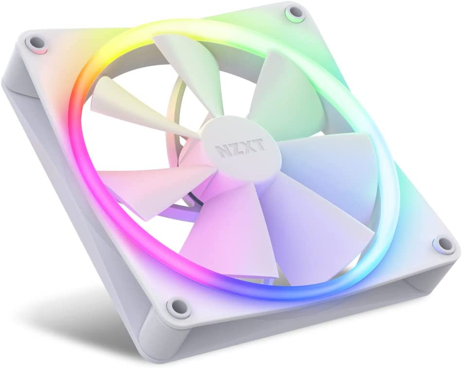 F140 RGB Single 140x140x26, Gehäuselüfter, Weiss 140mm RGB