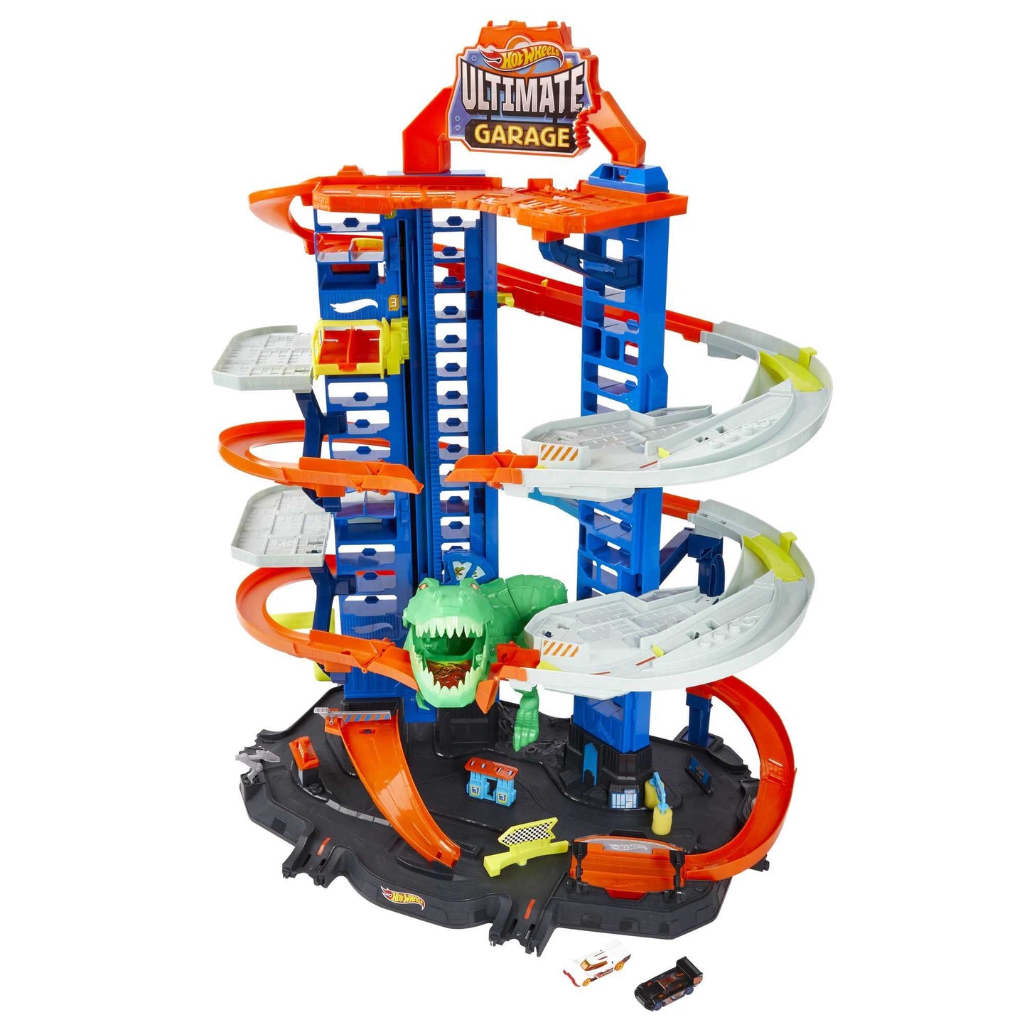Megacity Parkgarage mit T-Rex-Angriff, Spielgebäude