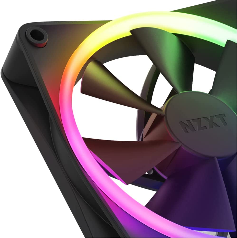 F140 RGB Twin Pack 140x140x26, Gehäuselüfter, Schwarz 140mm RGB 2-Pack