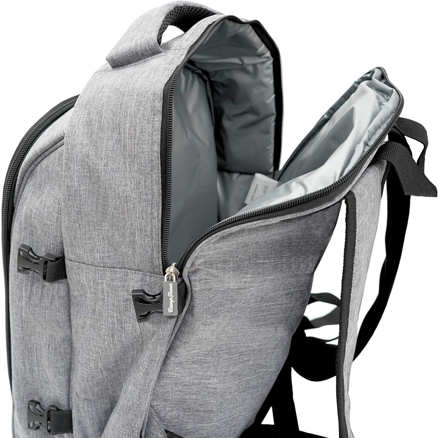 Picknickrucksack 32-teilig, Grau