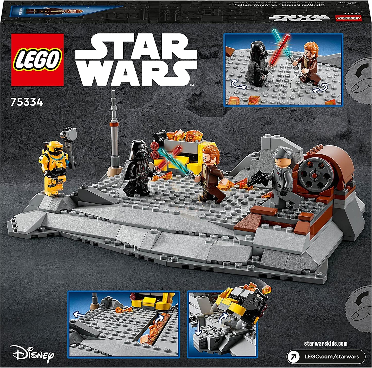 75334 Star Wars Obi-Wan Kenobi vs. Darth Vader, Konstruktionsspielzeug