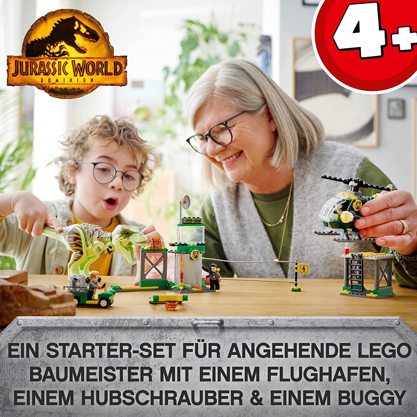 76944 Jurassic World T. Rex Ausbruch, Konstruktionsspielzeug