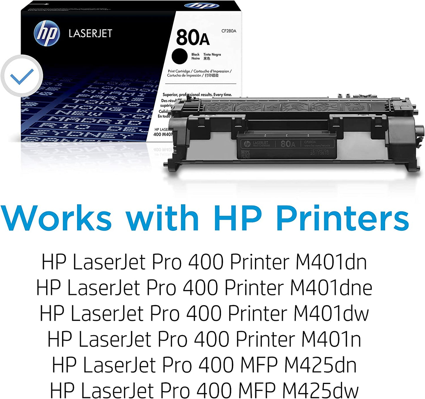 Toner schwarz 80A (CF280A)