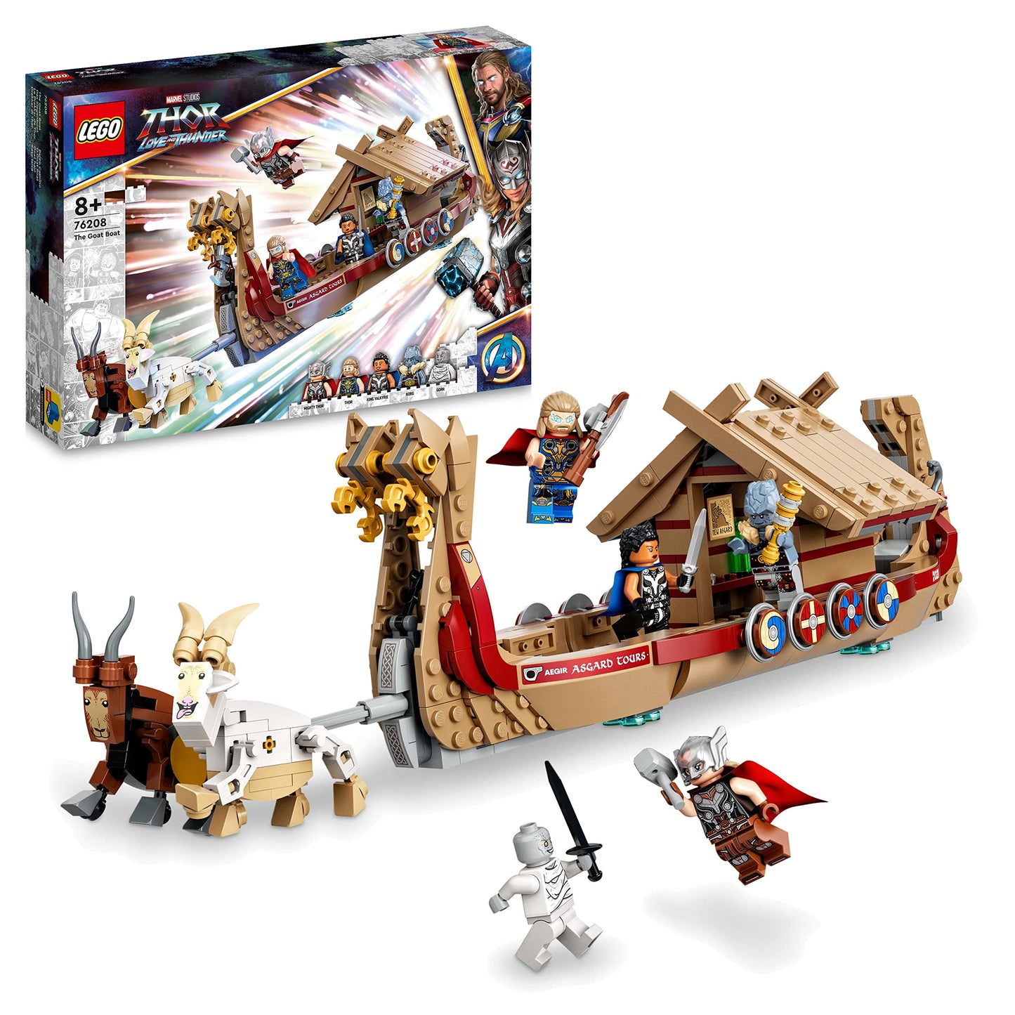 76208 Marvel Super Heroes Das Ziegenboot, Konstruktionsspielzeug