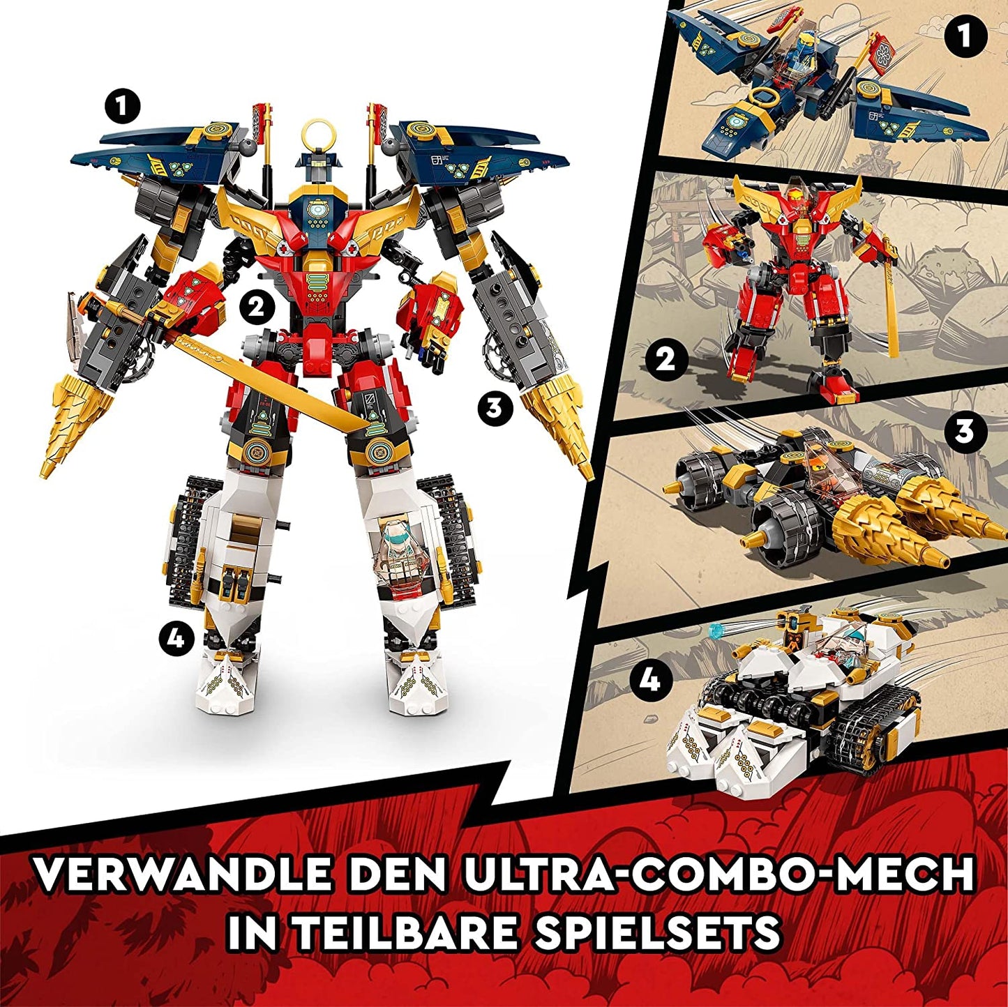 71765 NINJAGO Ultrakombi-Ninja-Mech, Konstruktionsspielzeug