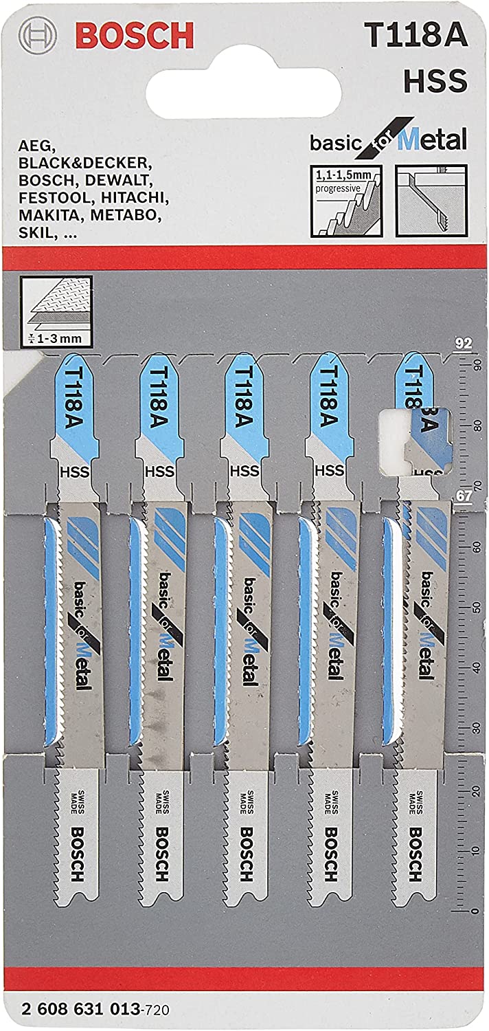Stichsägeblatt T 121 AF Speed for Metal, 92mm