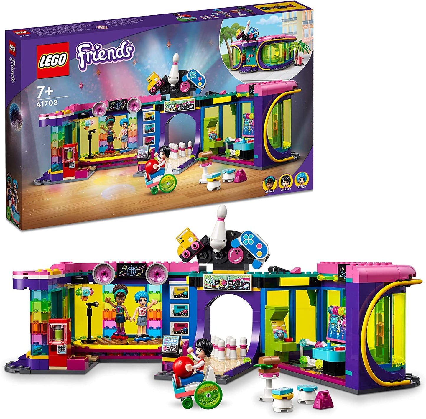 41708 Friends Rollschuhdisco, Konstruktionsspielzeug