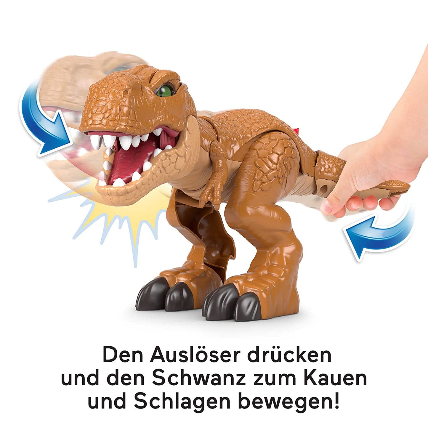 Imaginext Jurassic World Wütender Action T-Rex, Spielfigur