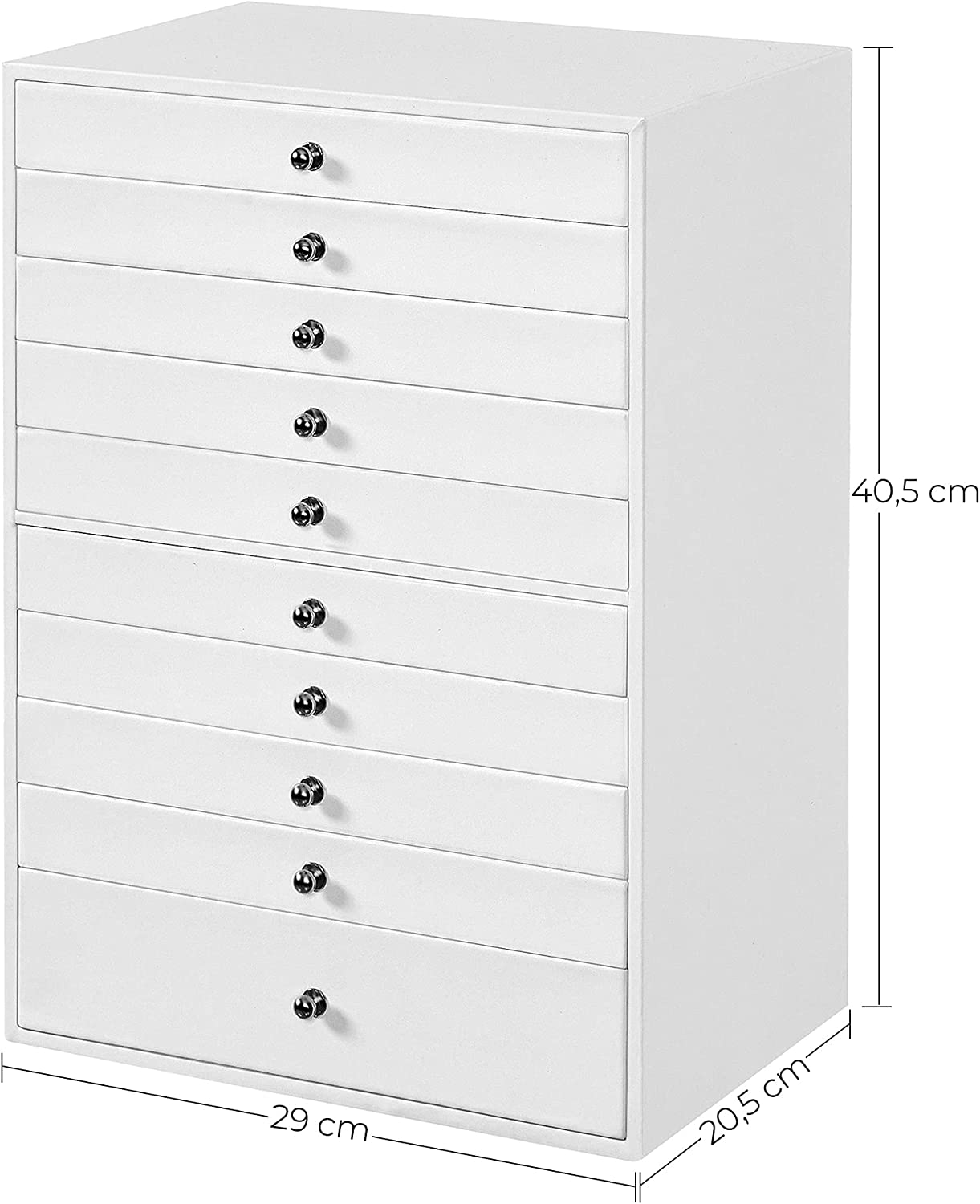 Schmuckschatulle, Schmuckschatulle, weiss + beige