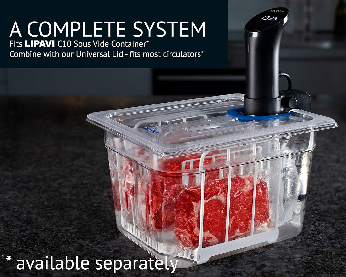 N10X Sous Vide Gestell, N10X - Family Size
