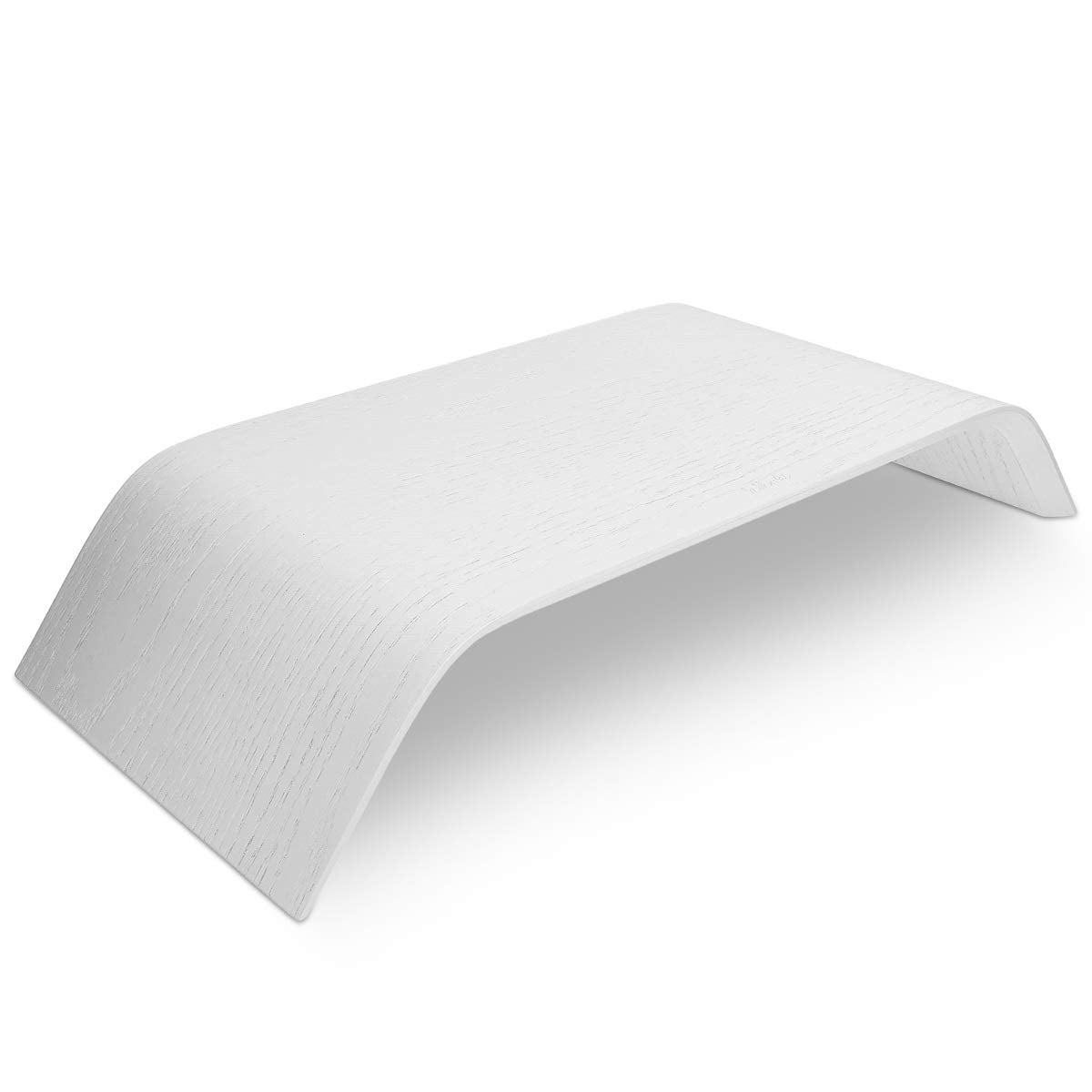 Bildschirmständer, Eichenholz Weiss