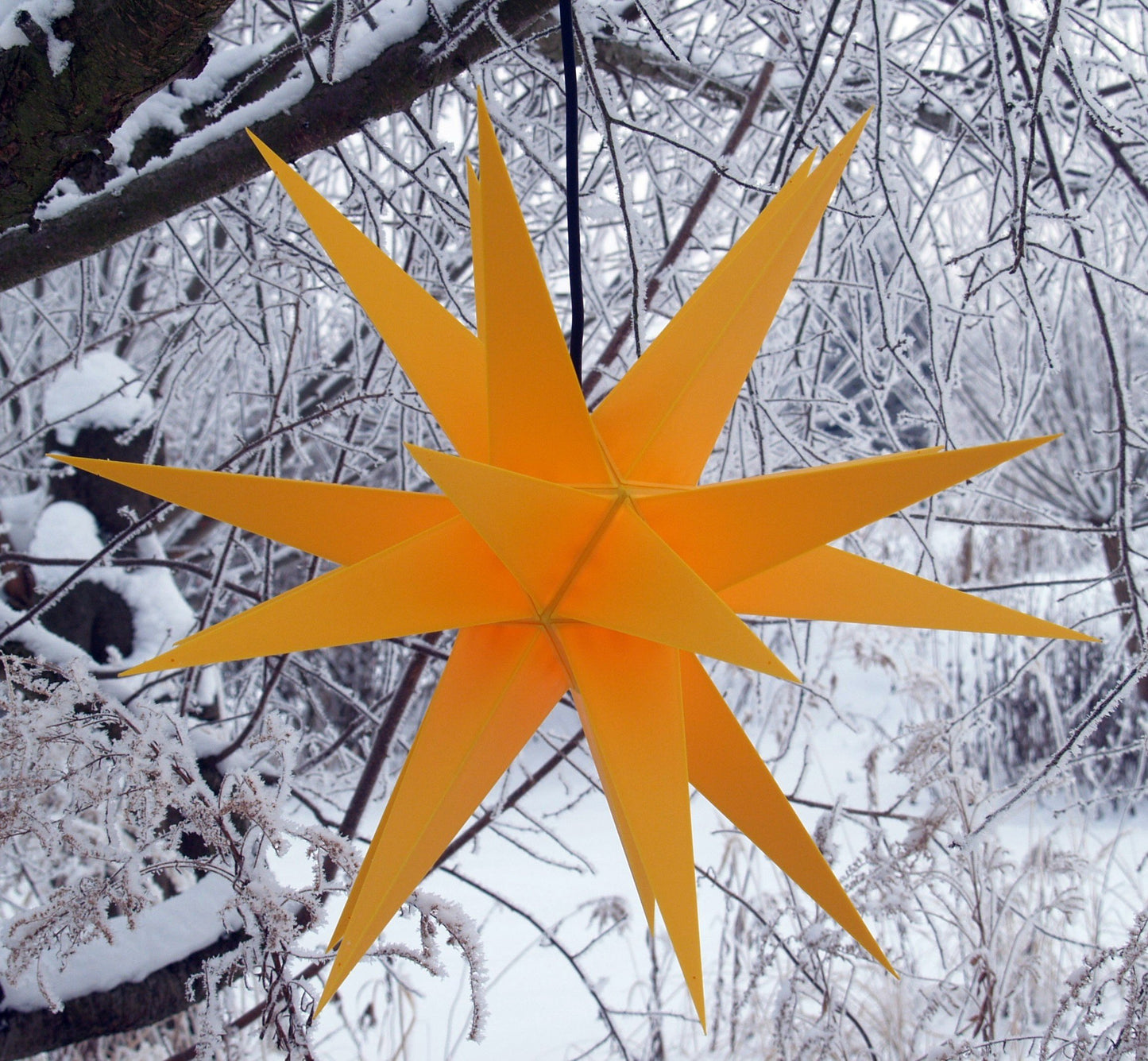 Weihnachtsstern Melchior Outdoor II, Melchior Gelb