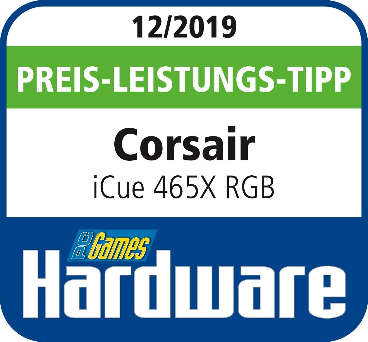 iCUE 465X RGB, Tower-Gehäuse