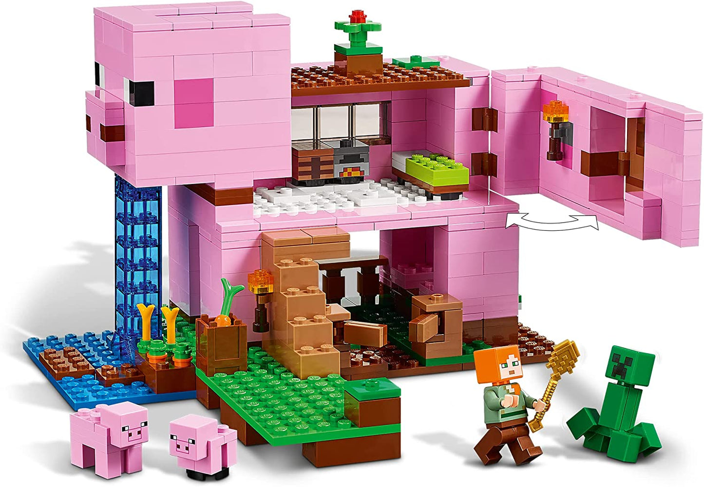 21170 Minecraft Das Schweinehaus, Konstruktionsspielzeug