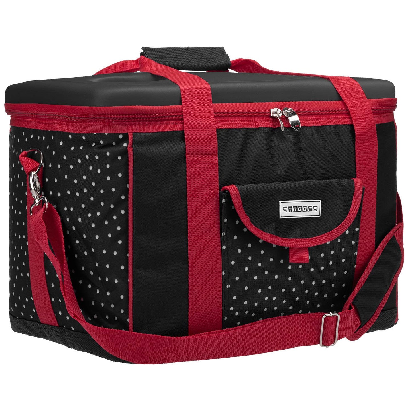Kühltasche ‎TW-1886-230, XL schwarz weiss gepunktet