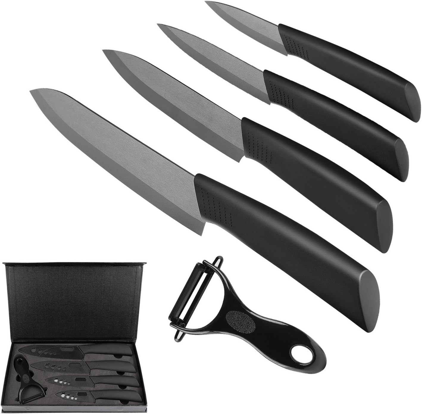 Messer Set, Schwarz