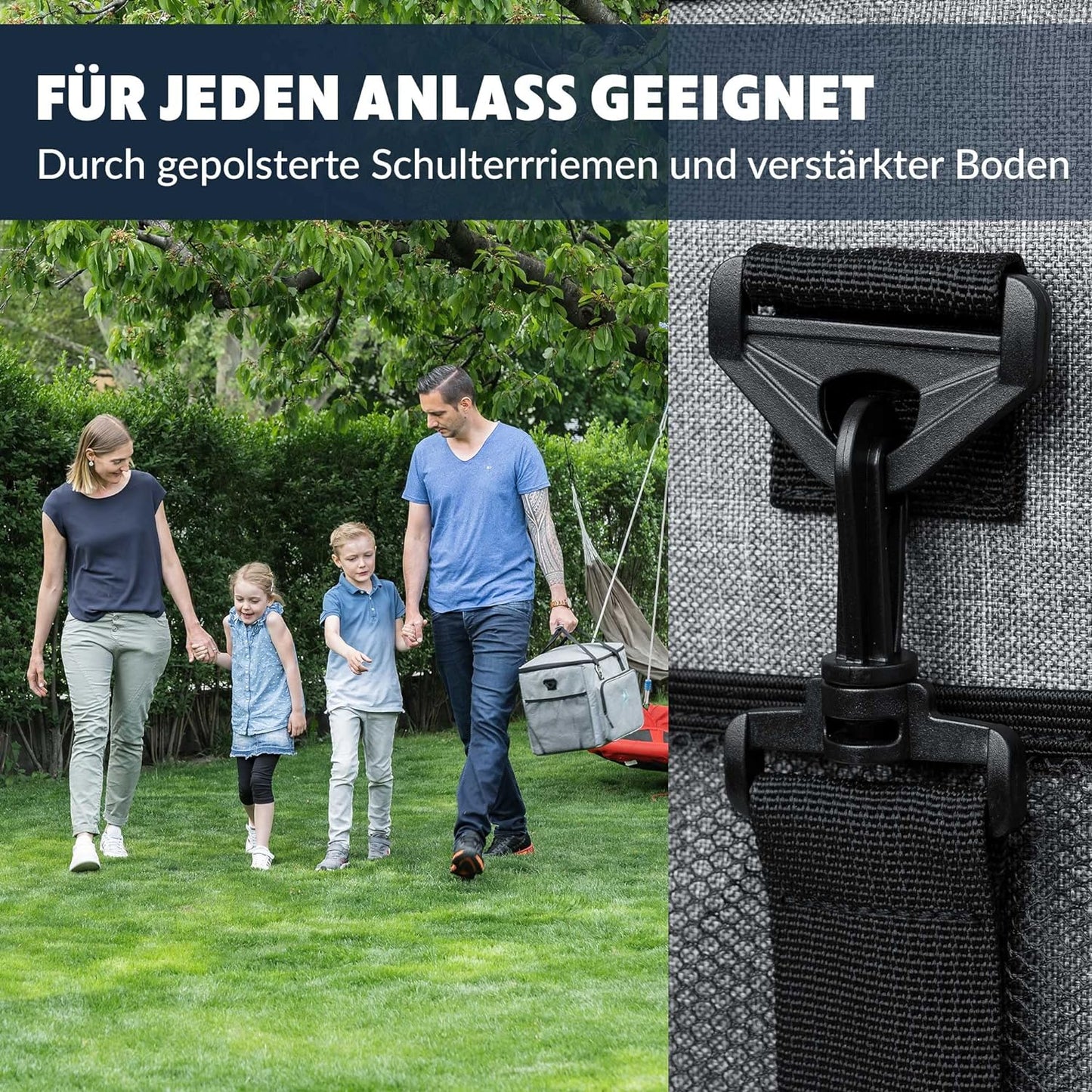 Kühltasche, 30 Liter|Grau