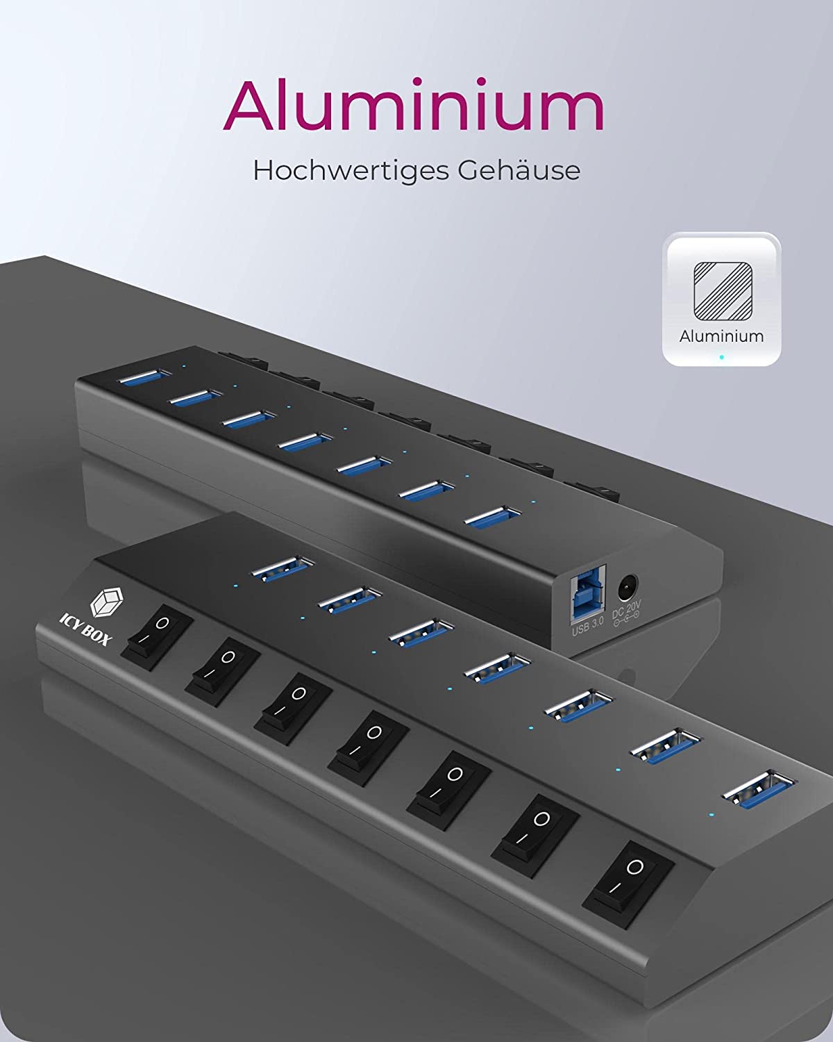IB-HUB1701-C3, USB-Hub