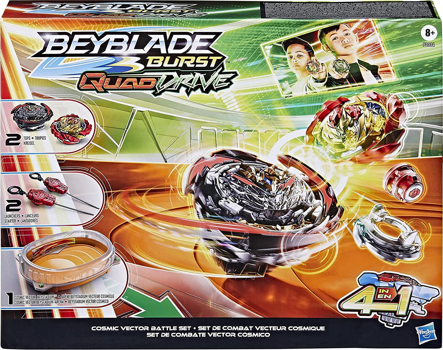 Beyblade Burst QuadDrive Cosmic Vector Battle Set, Geschicklichkeitsspiel