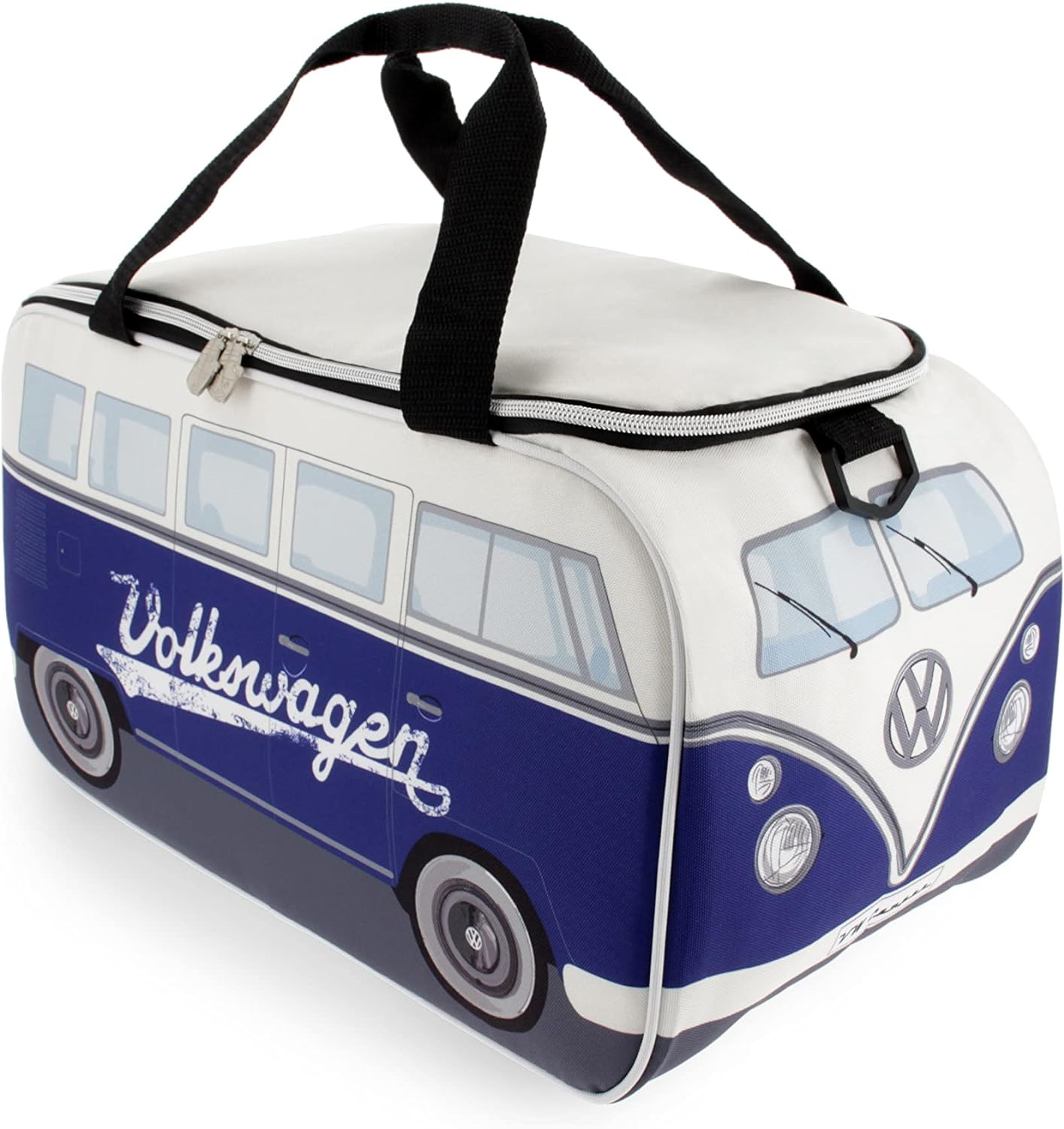 VW Bus Kühltasche Blau, Blau/Weiss