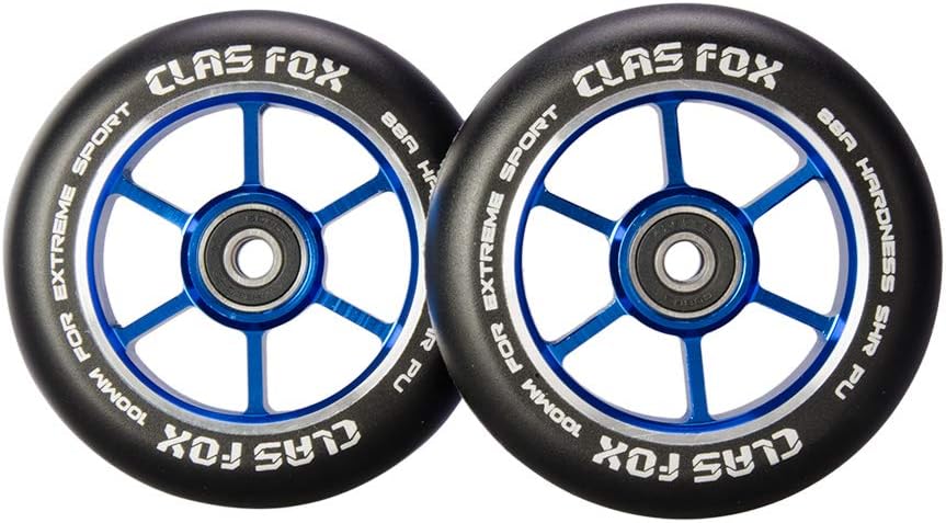 Pro Stunt Scooter Rollen, schwarz-blau