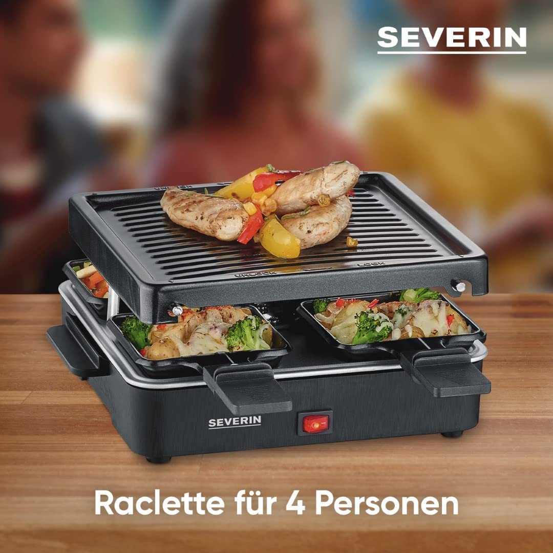 Mini Raclette-Grill RG 2370, Raclette-Grill Mini, 4 Personen