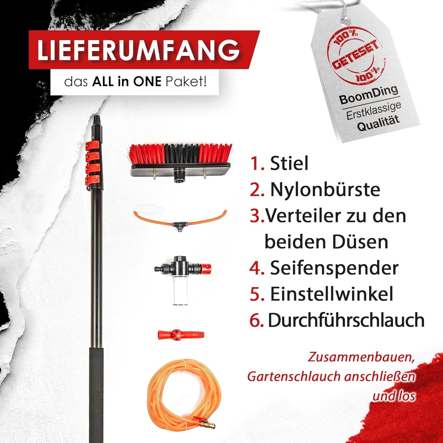 Teleskopbürste, 7 Meter
