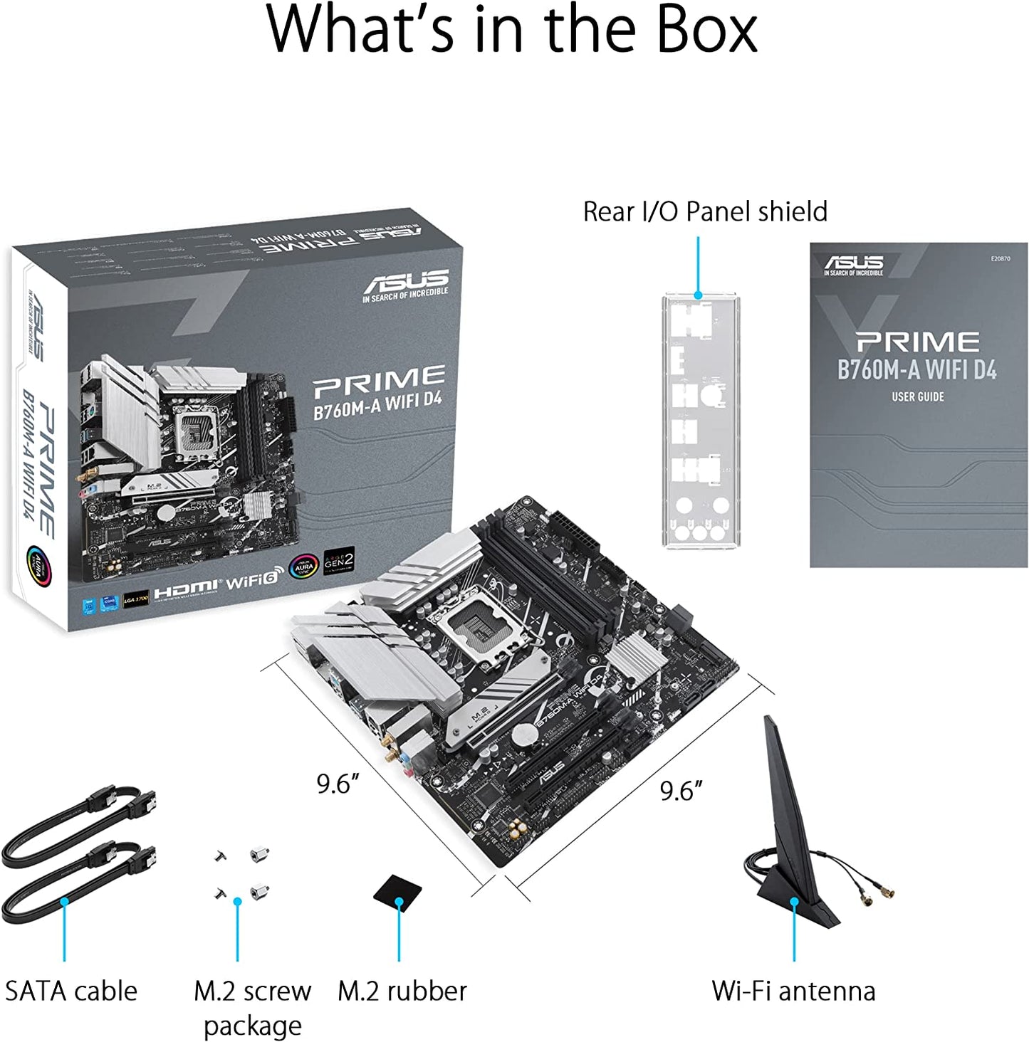 PRIME B760M-A WIFI D4, Mainboard