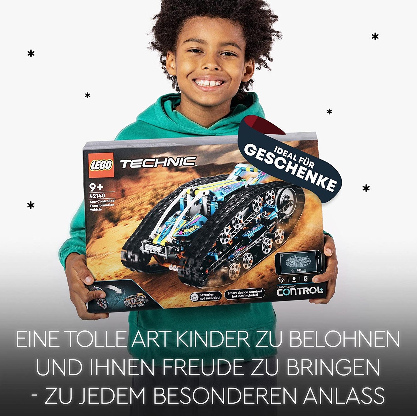 42140 Technic App-gesteuertes Transformationsfahrzeug, Konstruktionsspielzeug