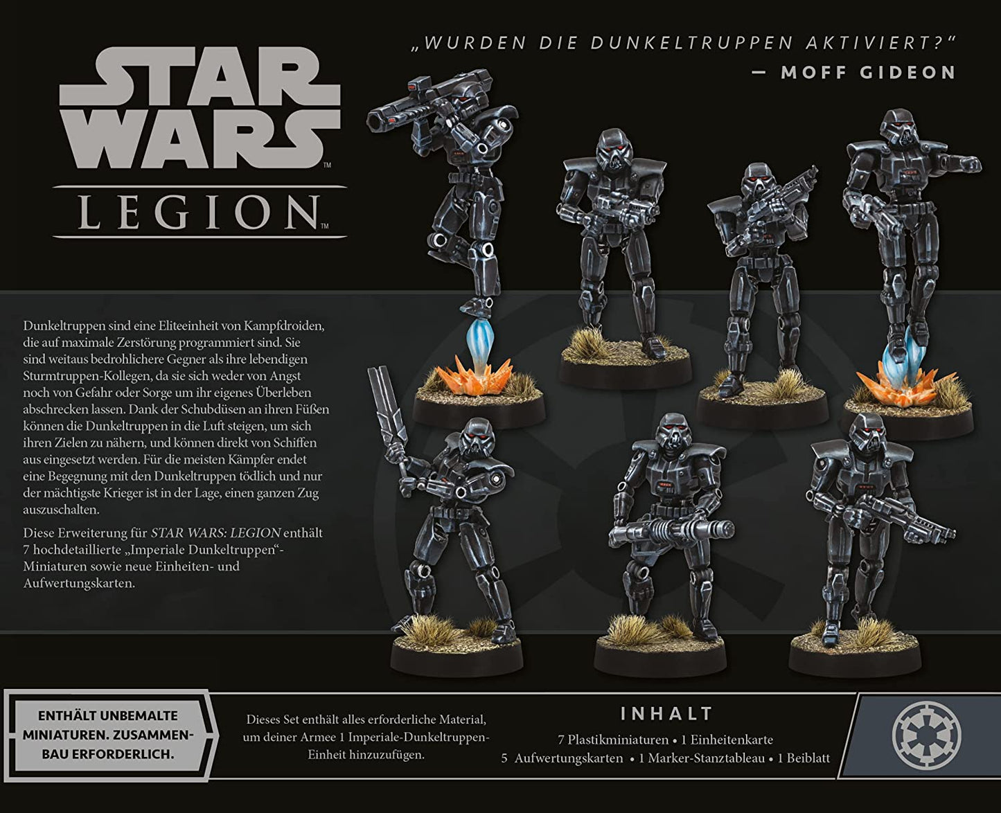 Star Wars: Legion - Imperiale Dunkeltruppen, Tabletop