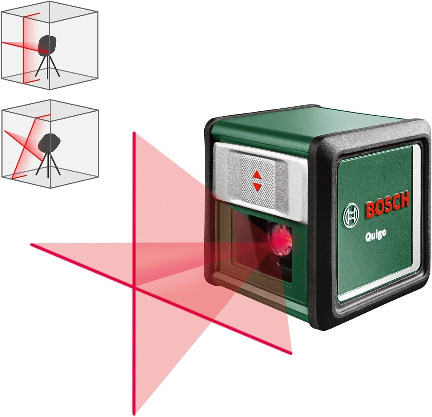 Kreuzlinienlaser Quigo, mit Klemme