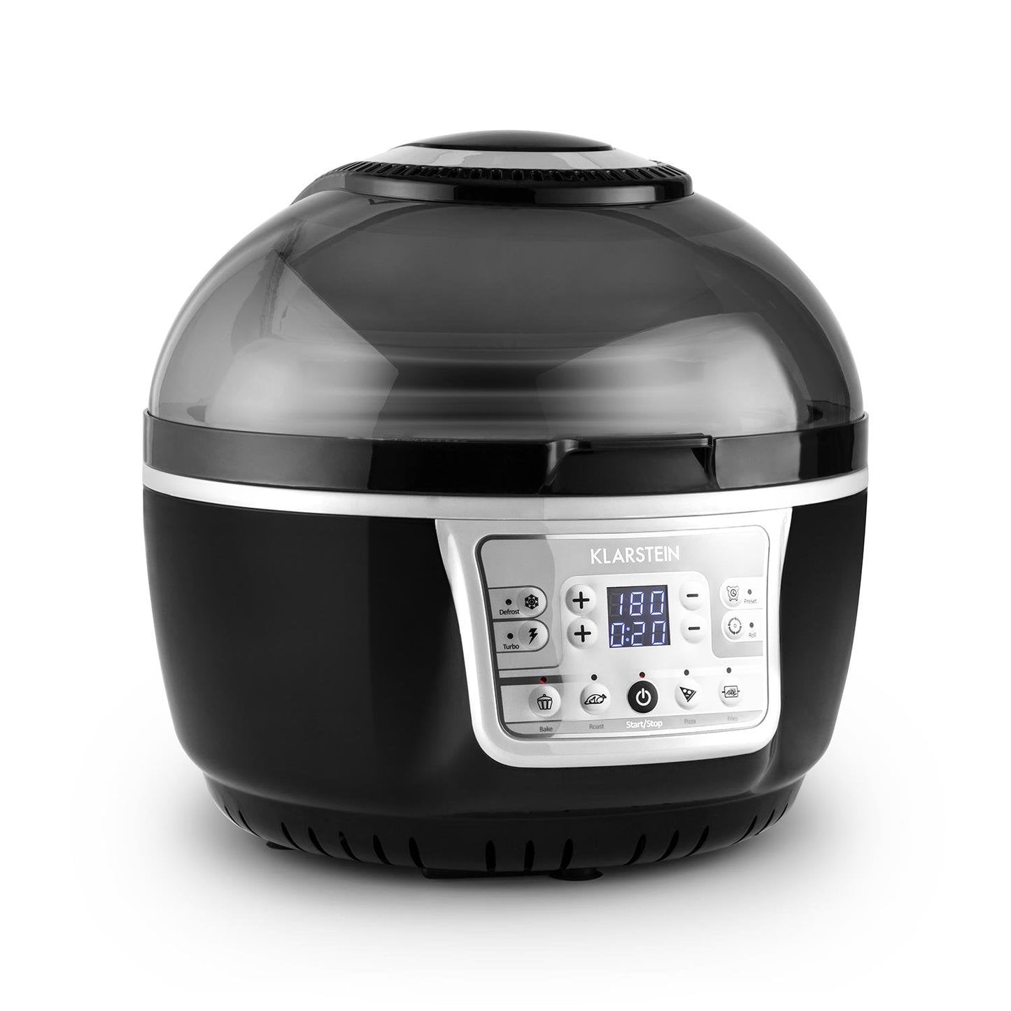 VitAir Turbo Heissluftfritteuse, Schwarz-grau, Turbo