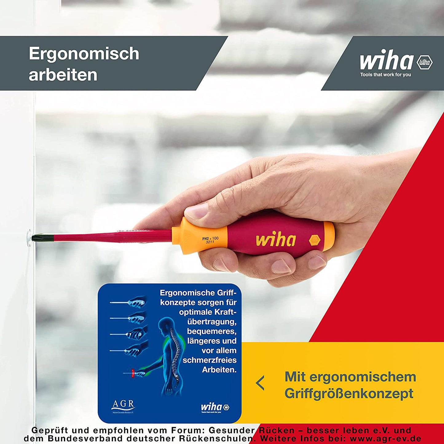 Schraubendreher-Set SoftFinish electric slimFix, 6-teilig