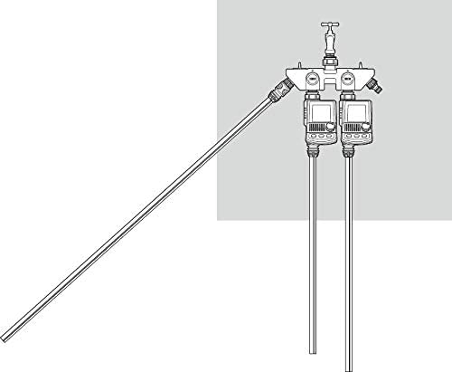 4-Wege-Verteiler 8194-20, Hahnstück, 4 -Wege-Verteiler Single