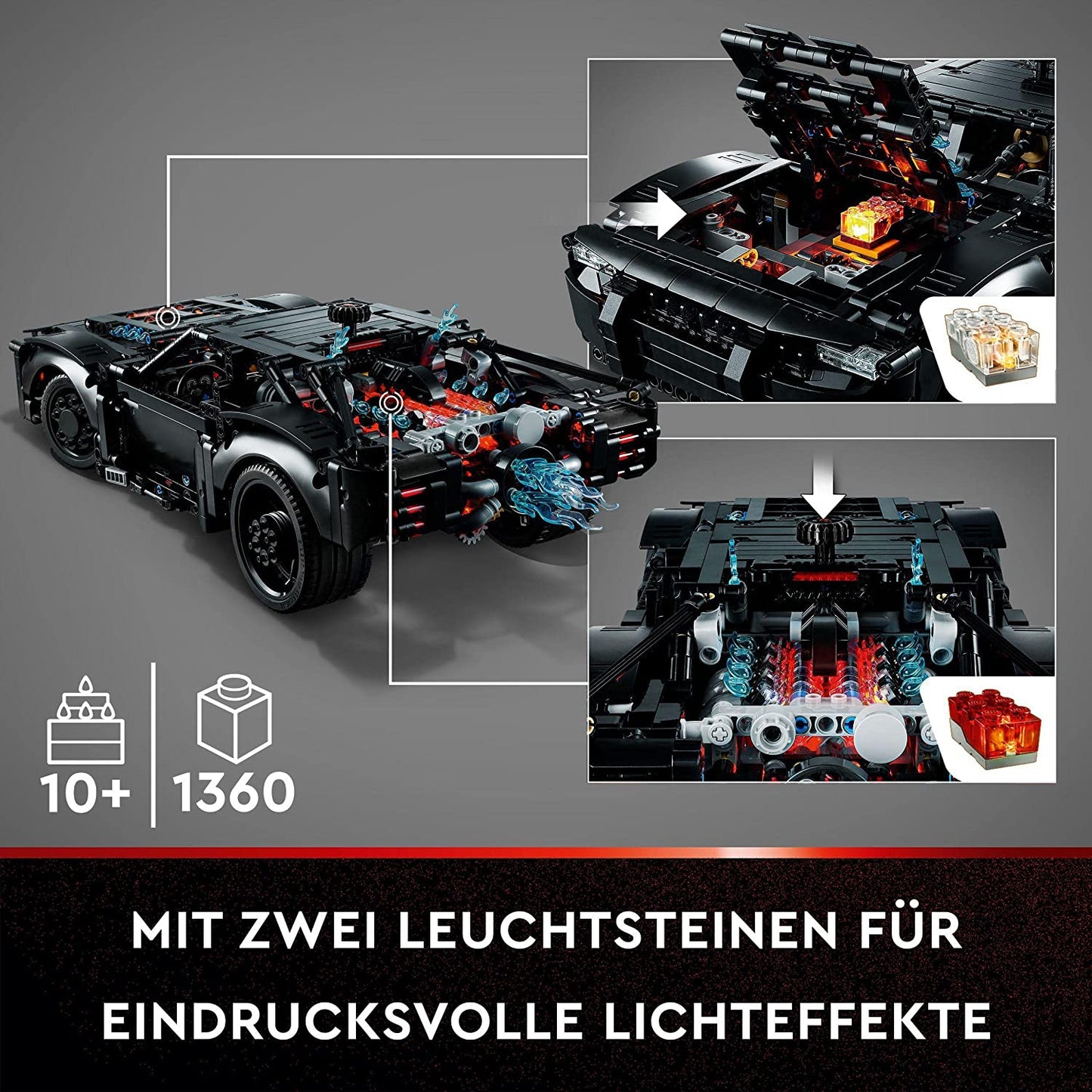 42127 Technic Batmans Batmobil, Konstruktionsspielzeug