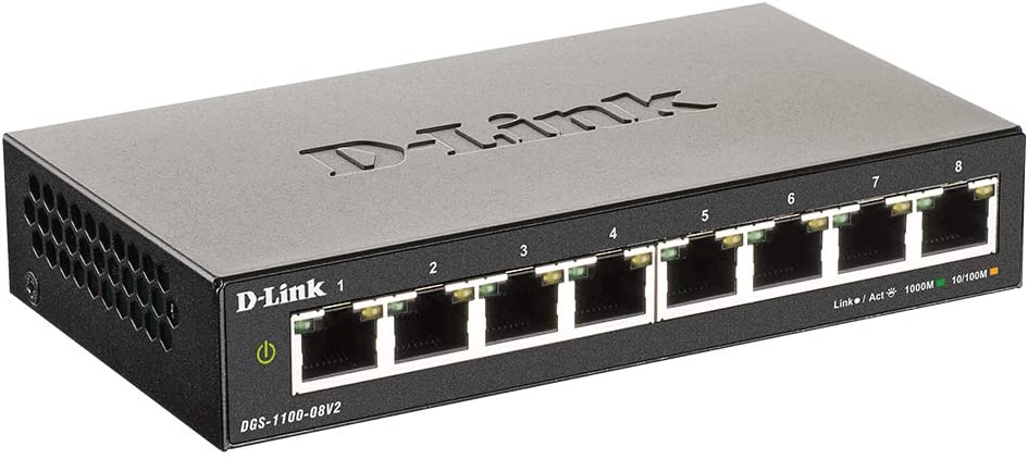 DGS-1100-08, Switch, 8 Port-8x1G Ohne PoE