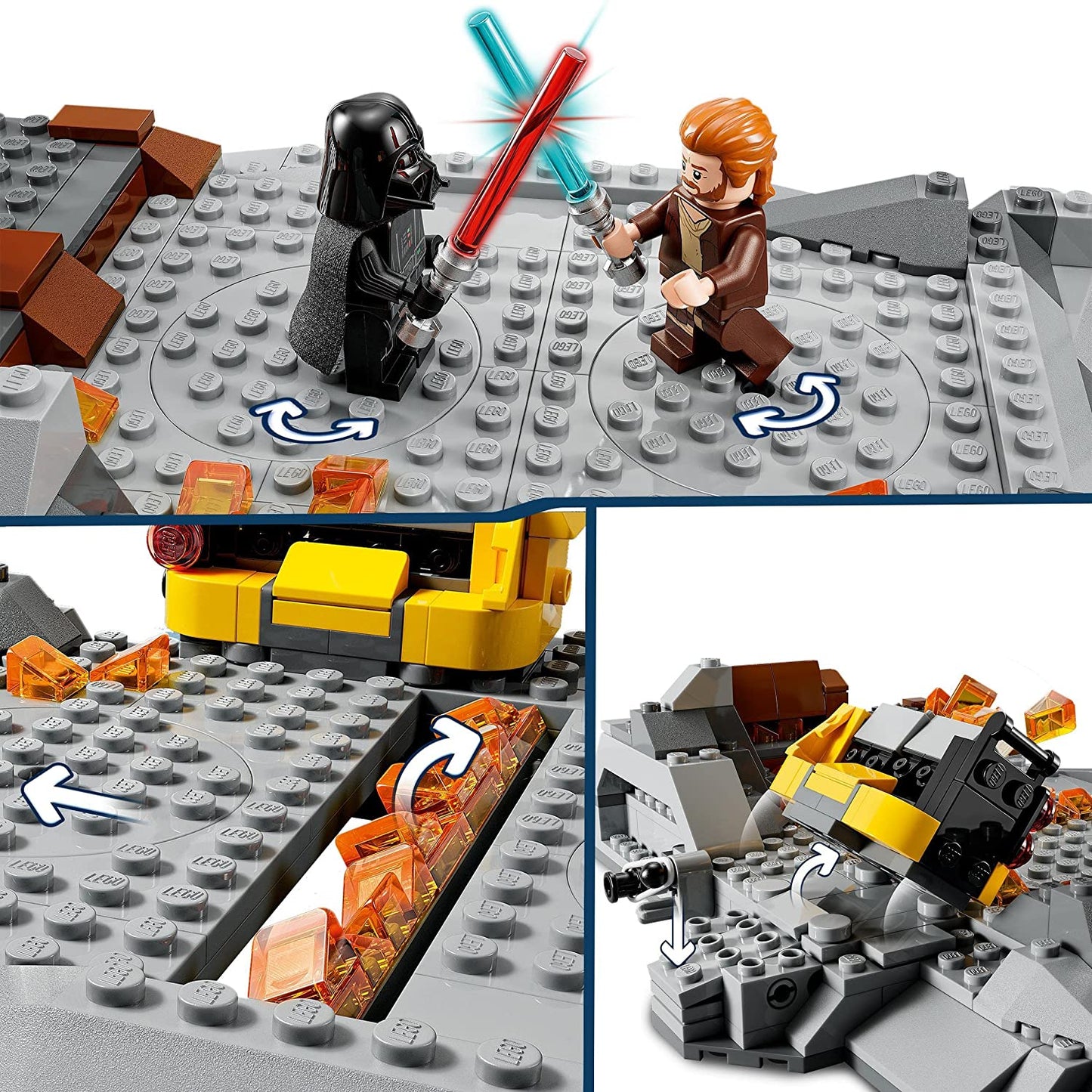 75334 Star Wars Obi-Wan Kenobi vs. Darth Vader, Konstruktionsspielzeug