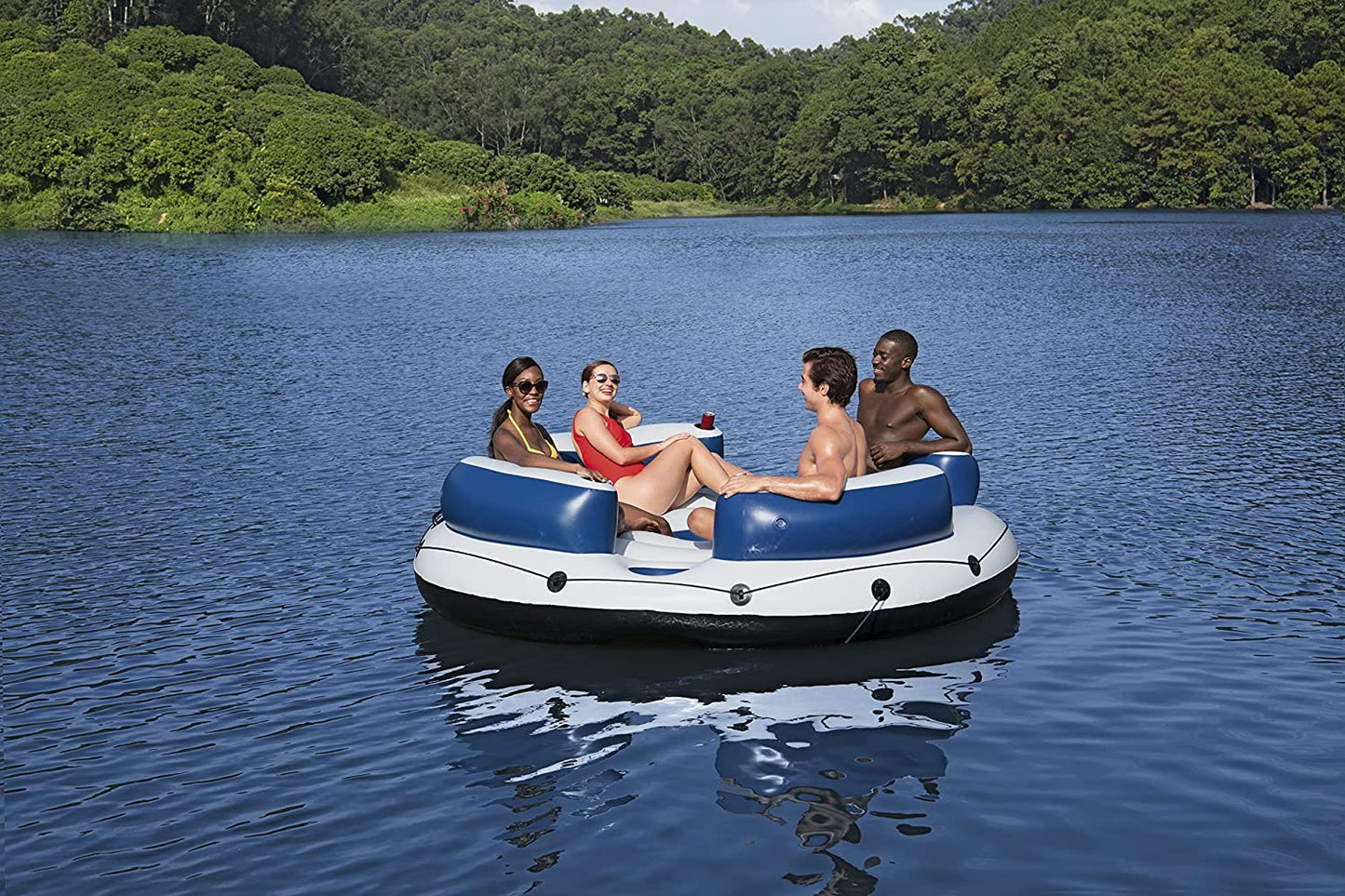 Hydro-Force 4-Personen-Badeinsel "Lazy Dayz" 43536